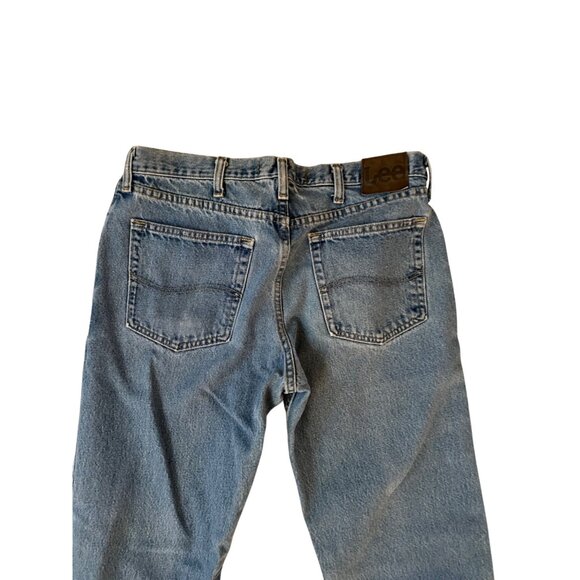 Lee Regular Fit Jeans Men's Size 34x30 Blue Denim Classic Style - Picture 6 of 8